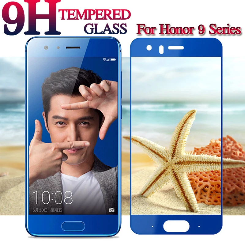 Чехол с полным покрытием из закаленного стекла для Huawei Honor 9 Защитное стекло 9X pro 9i