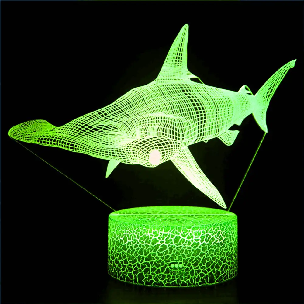 Ночсветильник 3D иллюзия трехмерная абстрактная Статуя Кукла игрушка орнамент