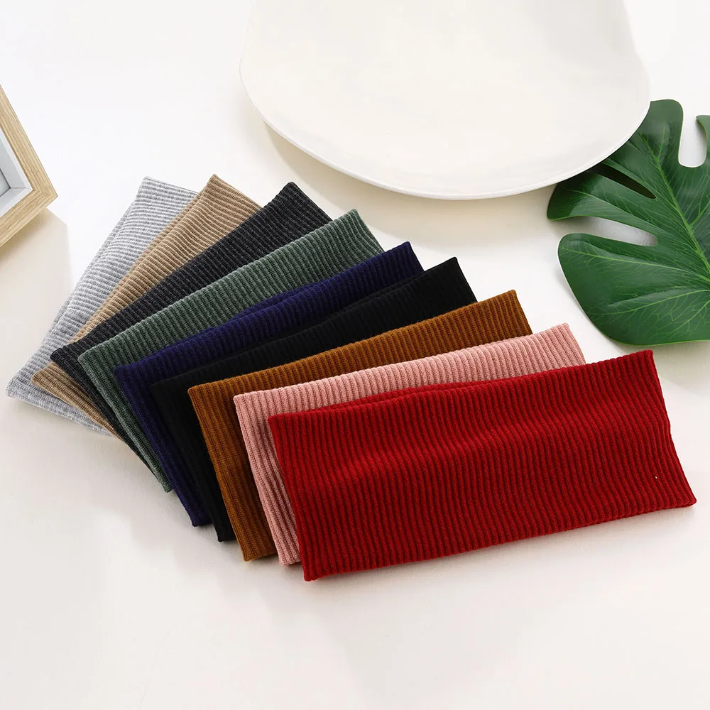 

ZOVOLI Hair Accessories For Women Makeup Face Wash Elastic Headband Hairband Bandanas Soft Solid Girls Hair Bands Accessories