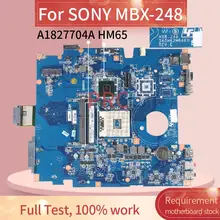 DA0HK2MB6E0 Laptop motherboard For SONY Vaio VPC-EJ VPCEJ MBX-248 HM65  Notebook Mainboard A1827704ADDR3