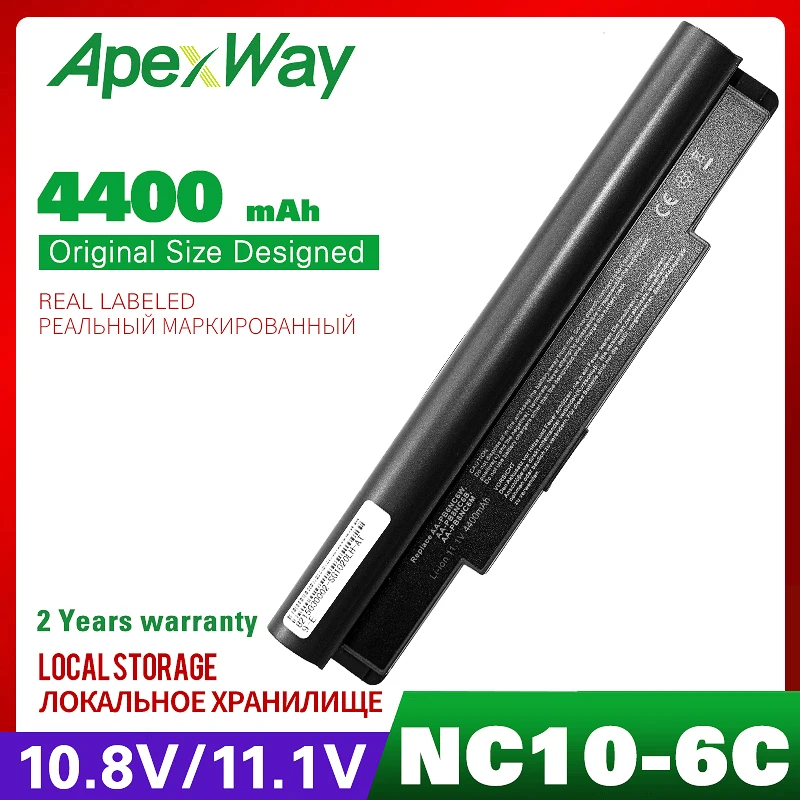 батарея для ноутбука samsung N108 N110 N120 N128 N130 N270B NC10 ND10 NC20 AA PB8NC6B PL8NC6B BA43 00189A PB8NC6B/E