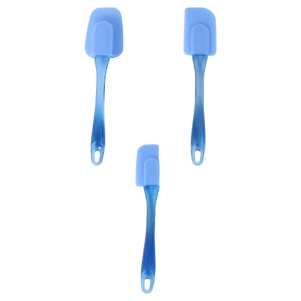 

3pcs Non Stick Silicone Spatula Set Heat Resistant Cooking Scraper Turner