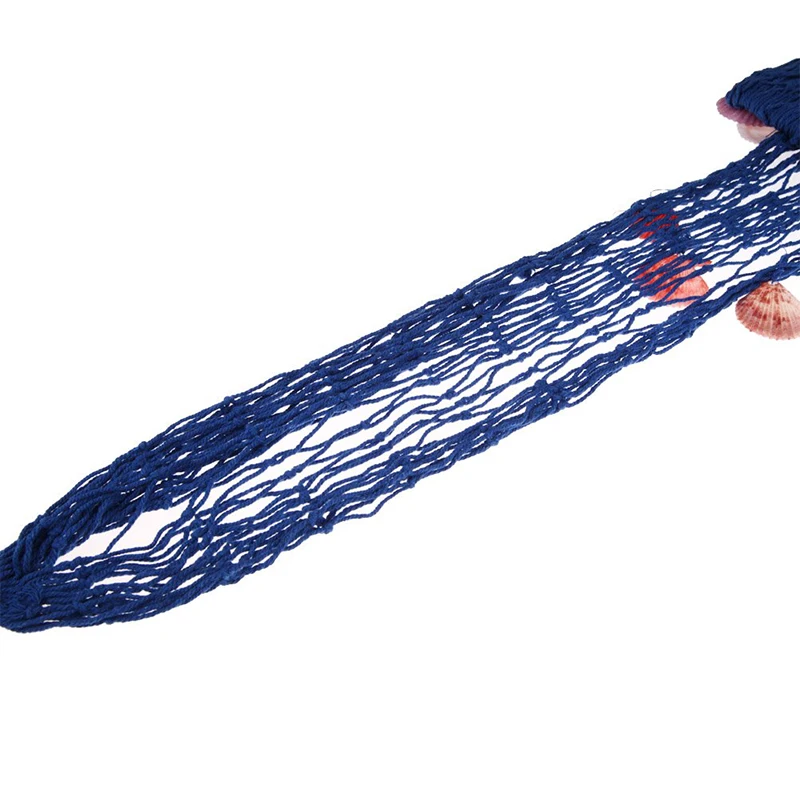 Синий бежевый Средиземноморский Морской стиль мягкие украшения ажурные