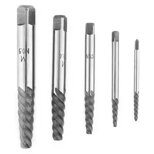 Экстрактор поврежденных винтов 5 шт.лот, экстрактор болтов, набор сверл для удаления поврежденных винтов, инструменты для извлечения сломанных болтов