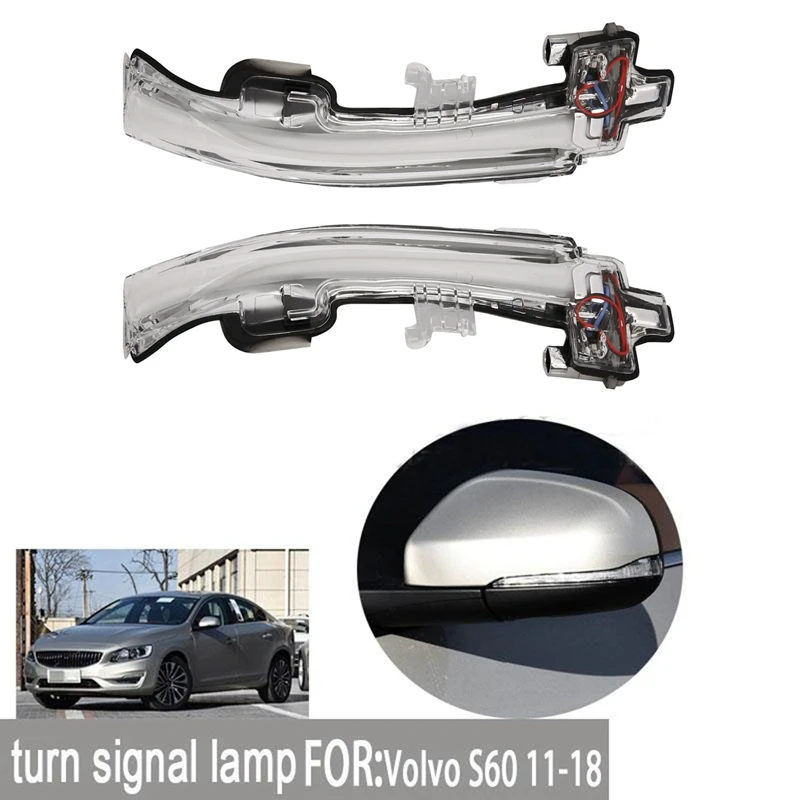 

Amber & Blue LED Sequential Dynamic Side Mirror Blinker for Volvo S60 CC S60 II S80 II V40 CC 40 II V60 V60 CC V70