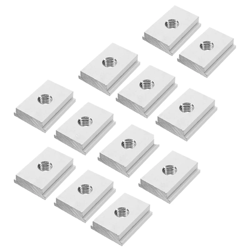 12 шт. Т-образные скользящие гайки M8 из алюминиевого сплава | Обустройство дома