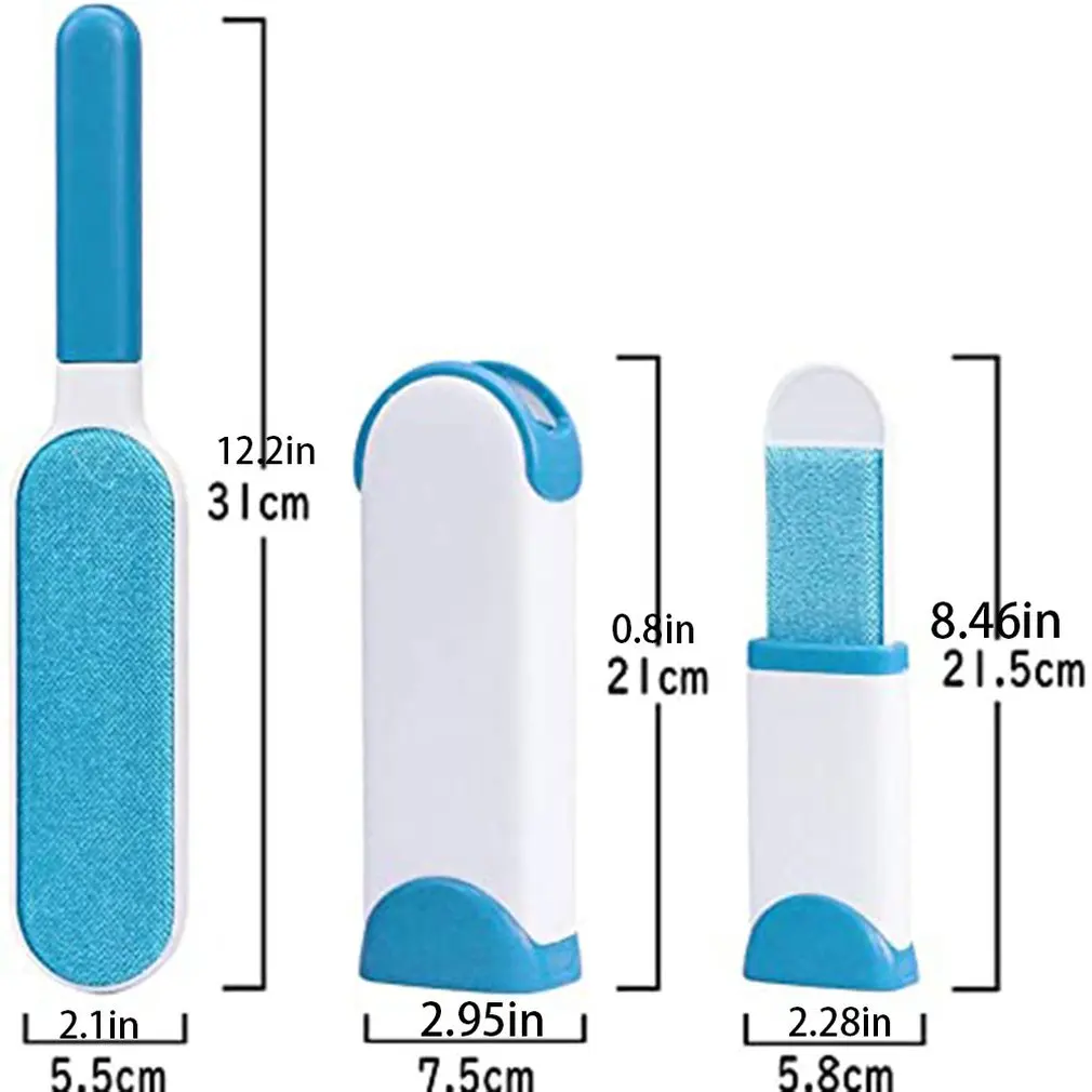 

Pet Hair Removel Brush Self-Cleaning Base For Cat Dog Fur Removing Grooming Comb Sofa Clothes Carpets Combs Cleaning Brushes