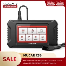 MUCAR CS6 Professional DIY Obd2 Scanner For Auto Lifetime Free All Car Diagnostic Tools Obd 2 Code Reader TPMS Tester Bluetooth