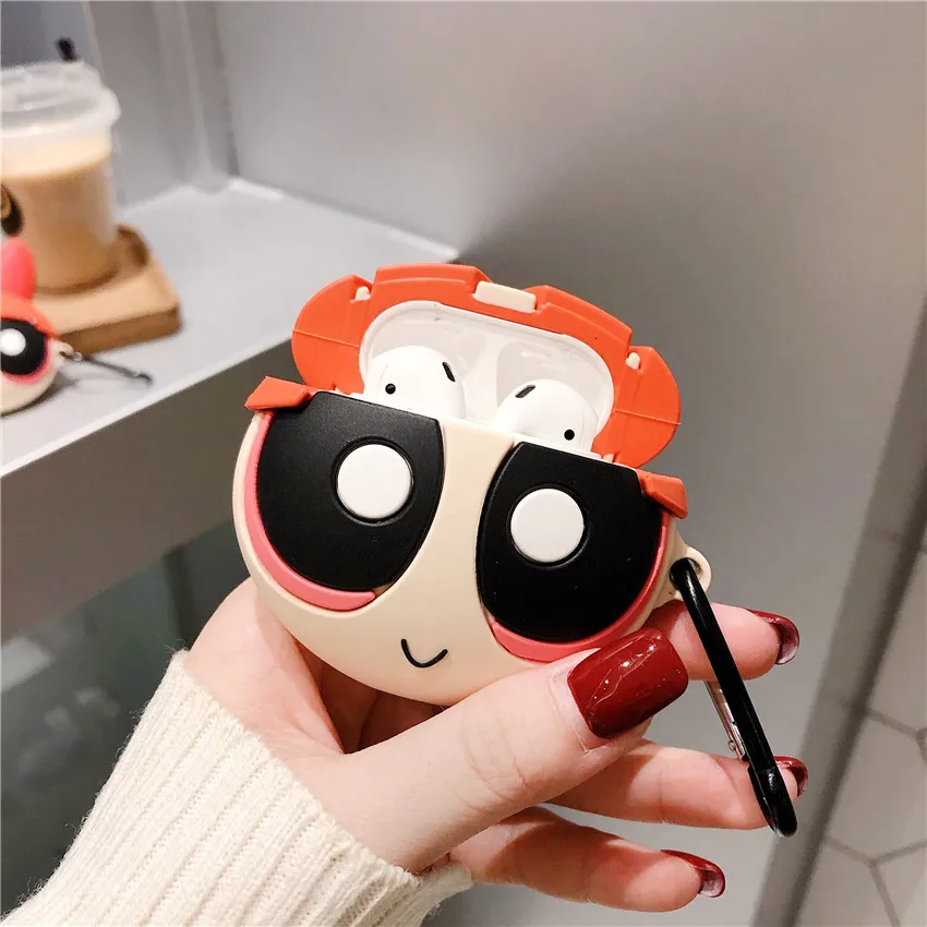 Для Airpods Pro Чехол телефонов с изображением героя из мультфильма для девочек мягкий силиконовый чехол для Apple Airpods 1/2/3 крышка Беспроводной Bluetooth наушники чехол