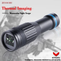 tiny s1 thermal imaging monocular crosshair hotspot trail optical hunting scope infrared night vision thermal camera telescope