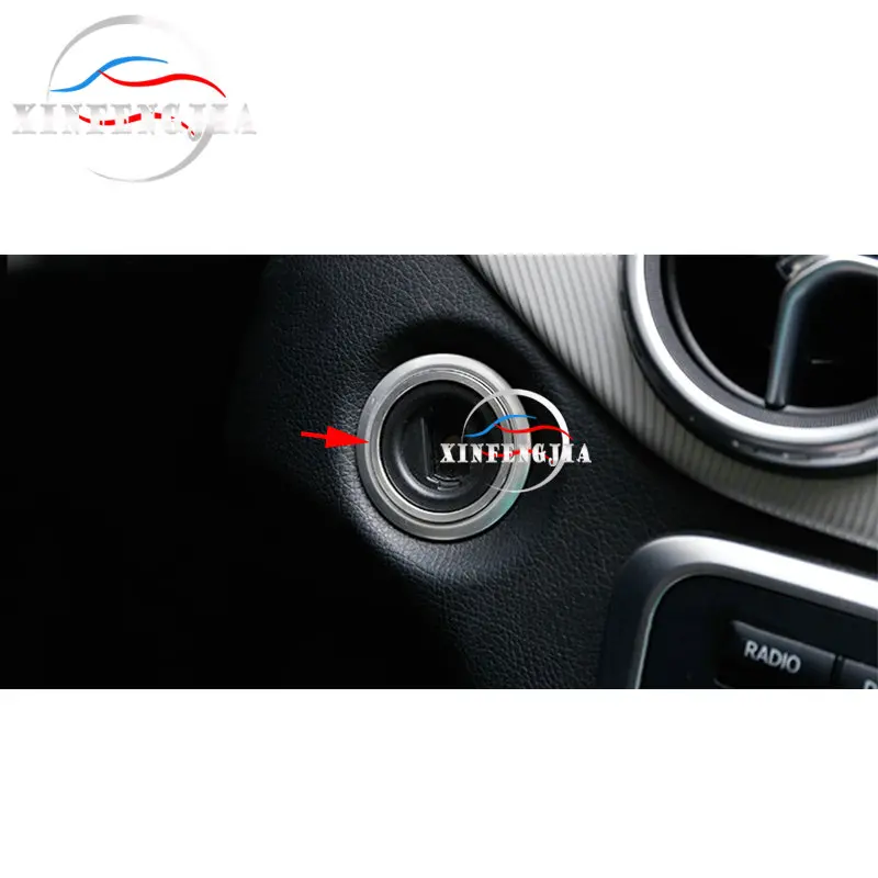 Сплав зажигания ключ запуска двигателя кольцо Крышка отделка для всех Mercedes-Benz