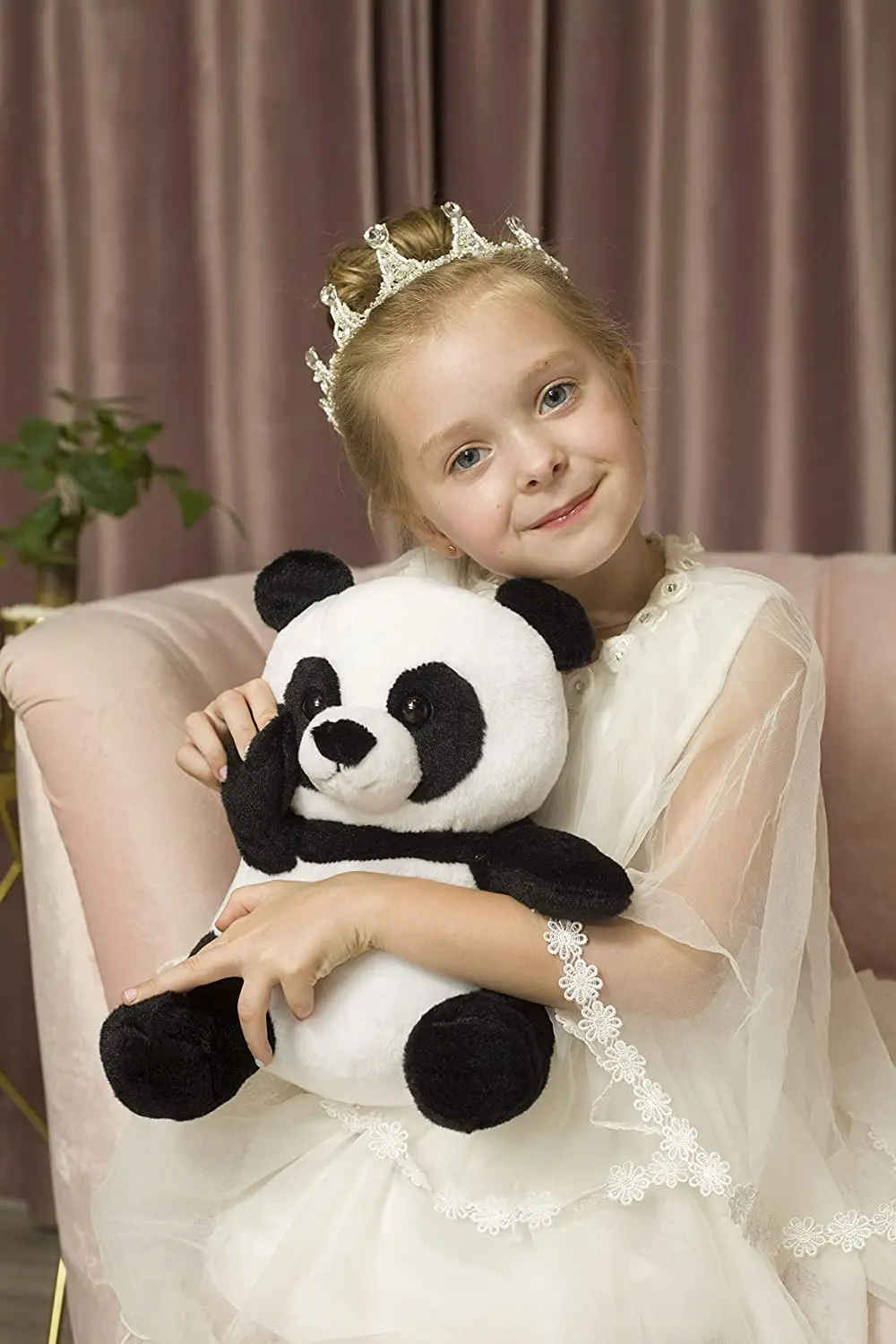 

Bstaofy LED Panda Stuffed Animal Glow Soft Plush Toys Light up in Dark Bedtime Companion Birthday Gift for Kids11.5 inch