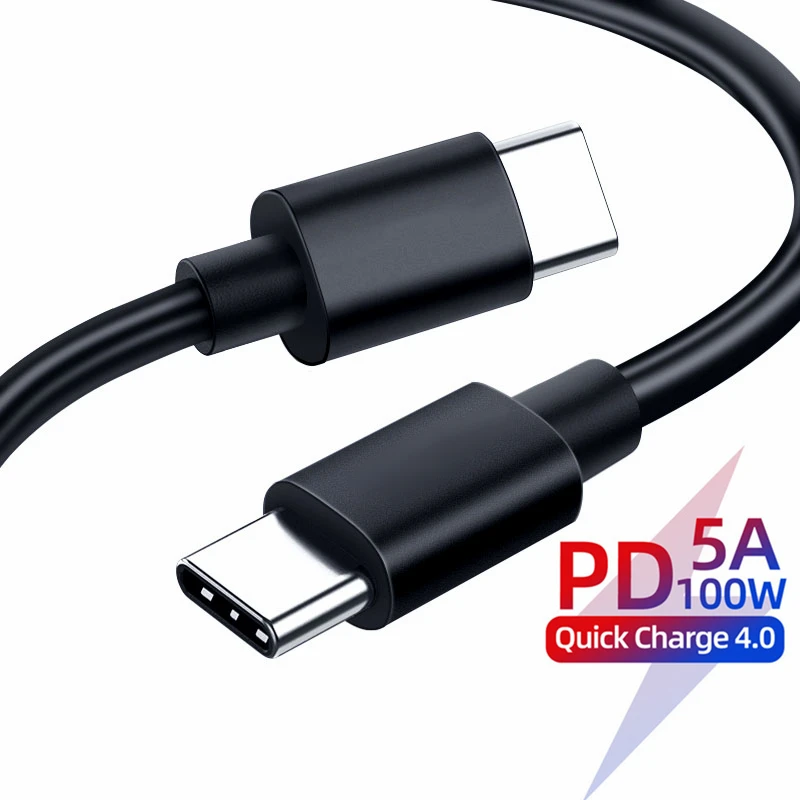 USB C PD 100 Вт Кабель для быстрой зарядки 4 0 Тип электродоставка 3 1 gen2 кабель Xiaomi Samsung