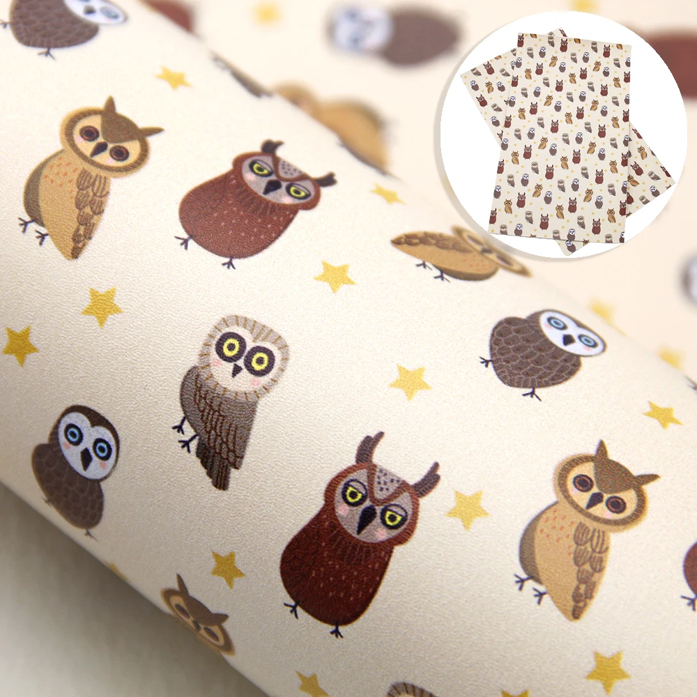 Новый Цветок Птица кошка искусственная кожа пэчворк 20*33 см для волос бант Сумки