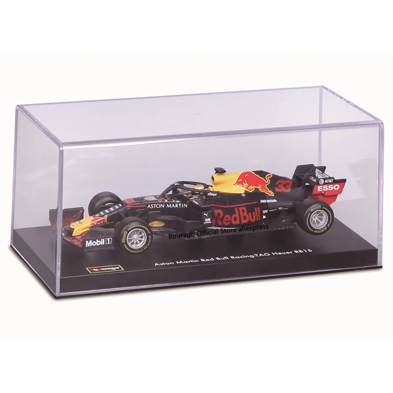 Bburago-Aston Martin Red Bull Racing RB16b 2021 NO33 Max, veh&iacute;culo de lujo de aleaci&oacute;n, coches fundidos a presi&oacute;n, modelo de colecci&oacute;n, regalo, 1:43-1
