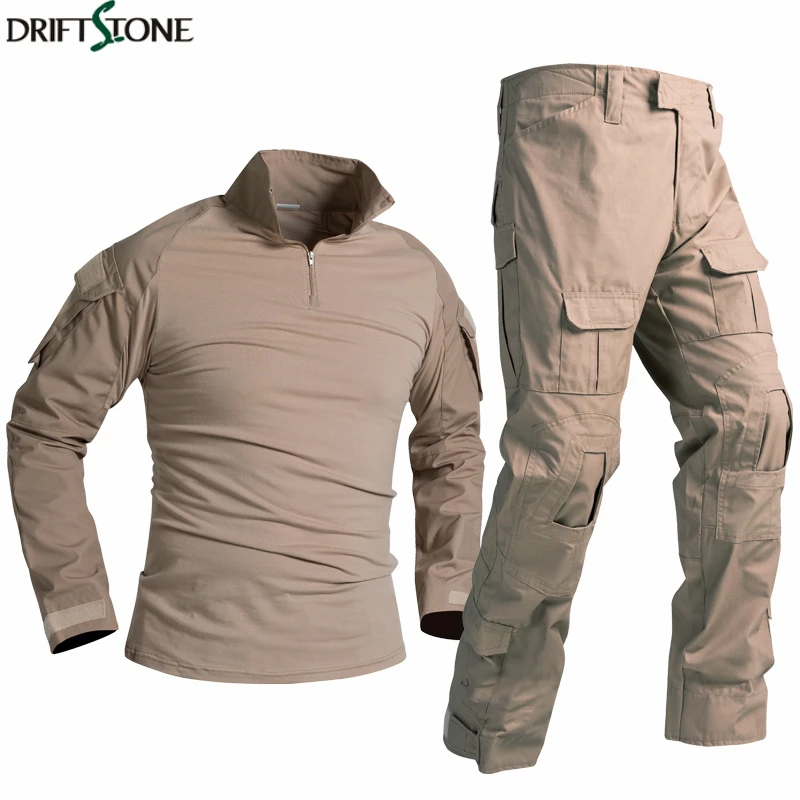 BDU Tactical Military Uniform Special Forces Soldier Suit Militaire Tactics Paintball Clothing Men Combat Shirt Pants No Pads images - 6