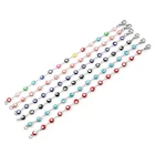 Красивые браслеты из нержавеющей стали 304 для женщин, турецкий глаз, многоцветные браслеты от сглаза, эмалированные ювелирные изделия, подарки, 1 шт.