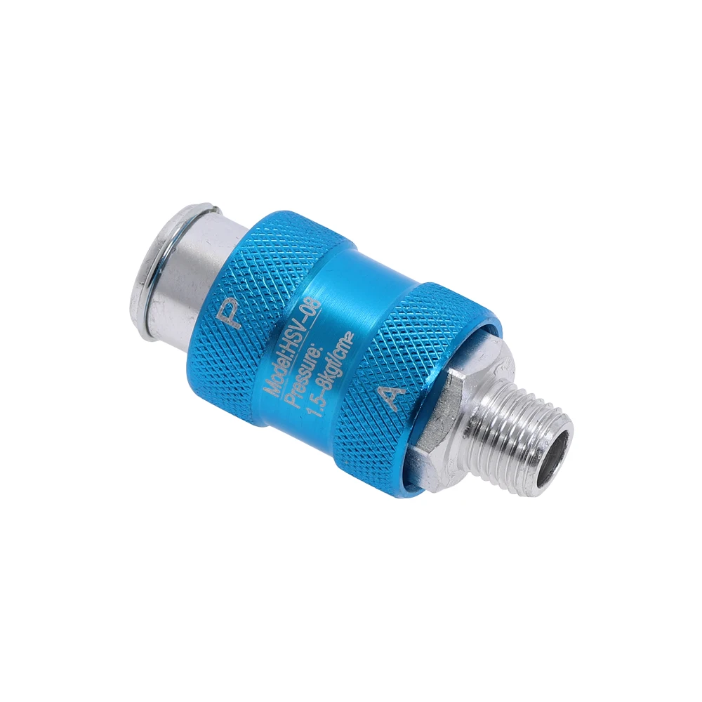 HSV-08 G1/4 &quotM/F резьба Серебряный тон синий ручной скользящий клапан | Обустройство
