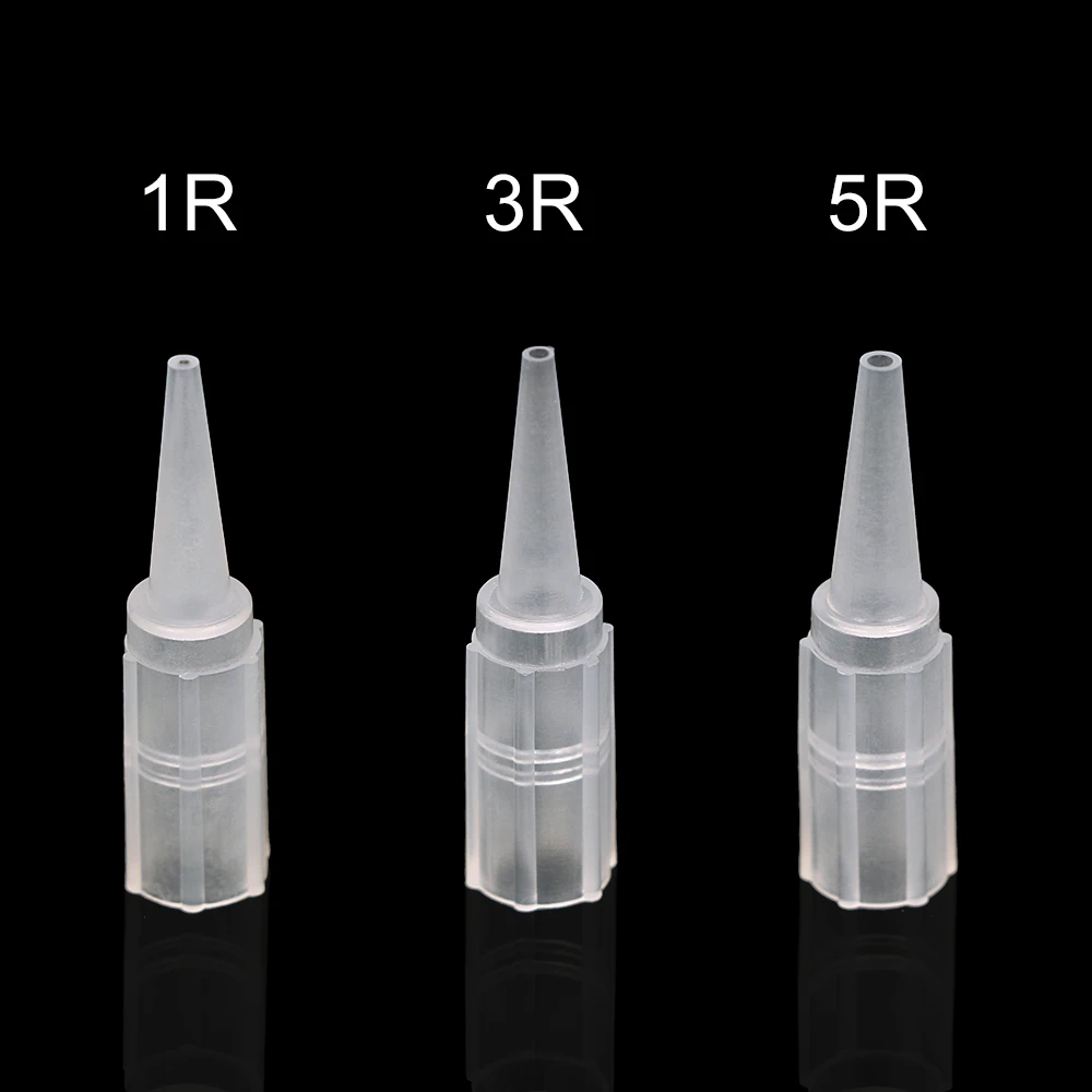 Одноразовые тату иглы для перманентного макияжа 100 шт.|needle cap|tattoo permanenttattoo caps |