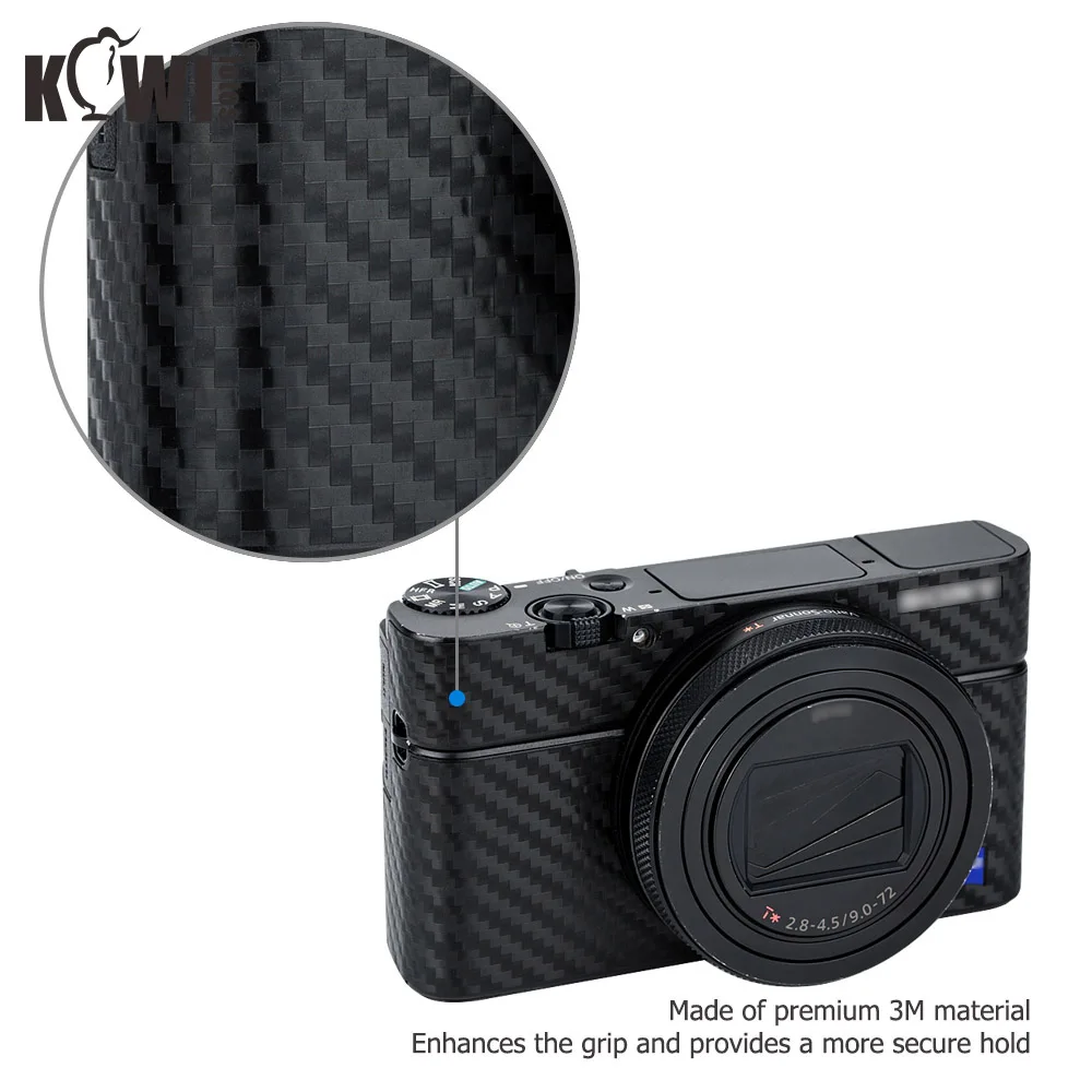 Чехол для Камеры KIWIFOTOS с защитой от царапин углеволоконная пленка Sony RX100 VI RX100VI