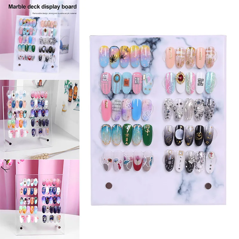 Высокое качество Ложные ногти дизайн дисплей стенд доска магнит адсорбции