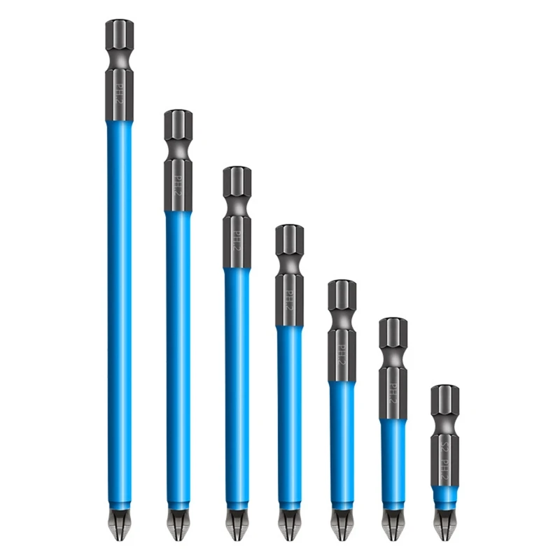 

S2 Anti Slip Screwdriver Bits Set Screw Driver Bit Electric Power Multi-bit Tool Alloy Steel Screwdriver Accessories