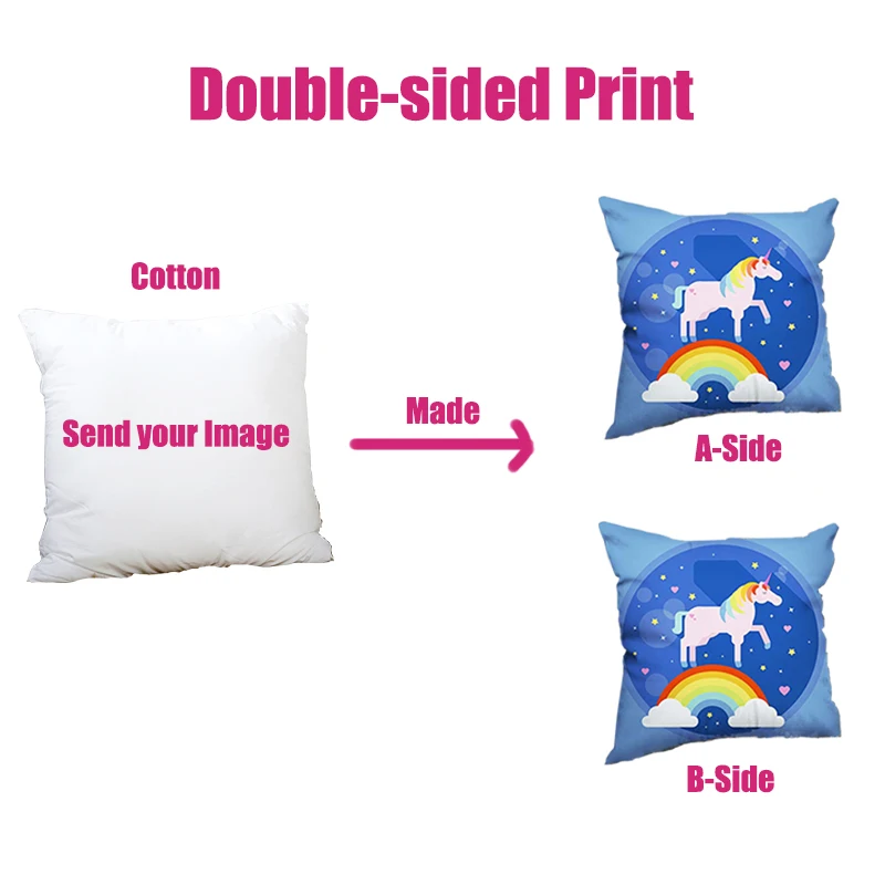 Двусторонний чехол для подушки 45 х45 см | Дом и сад