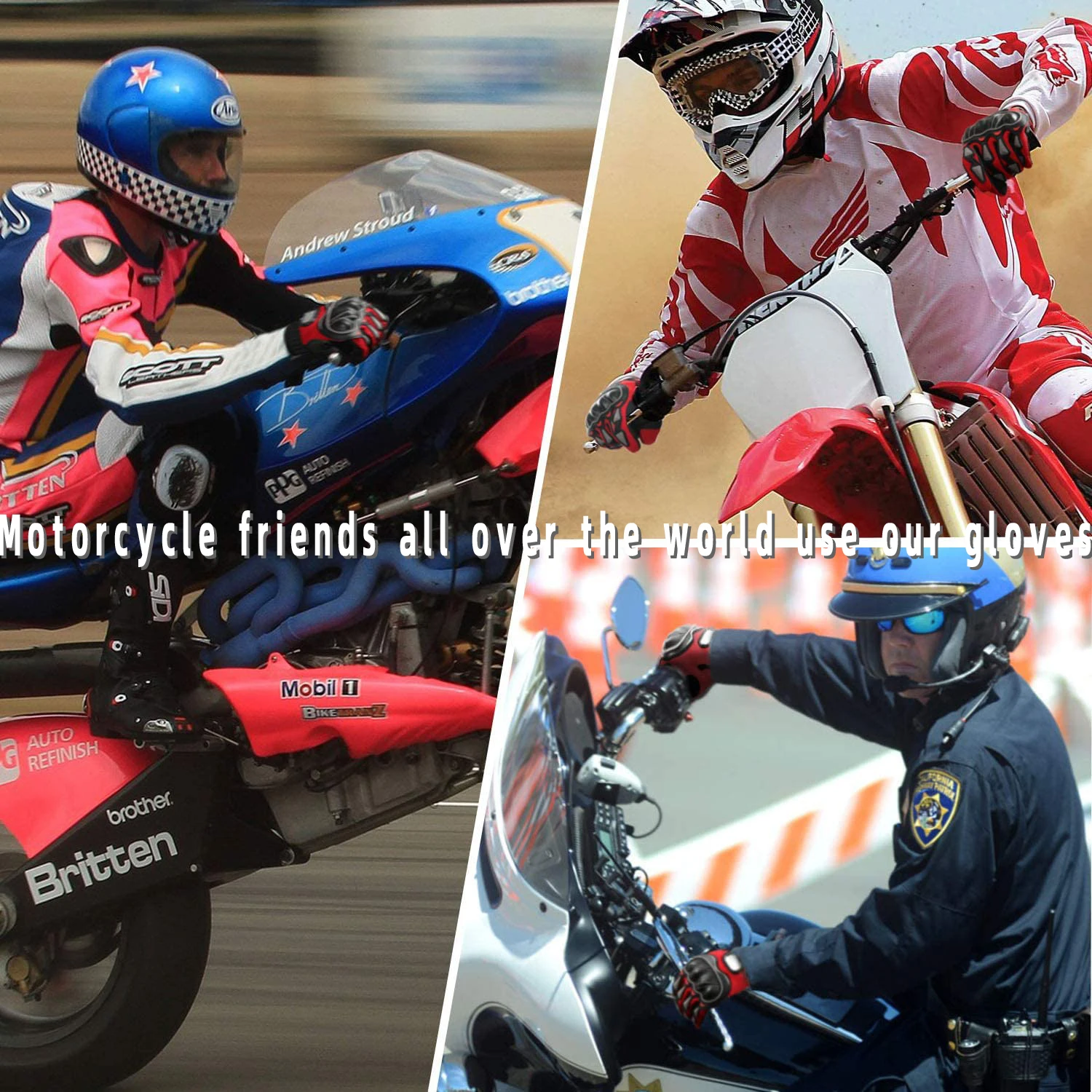 

Motorcycle Touch Screen Gloves Breathable Full Finger Hard Shell Anti-fall Non-slip Protection Riding Dirt Bike Gloves Guantes