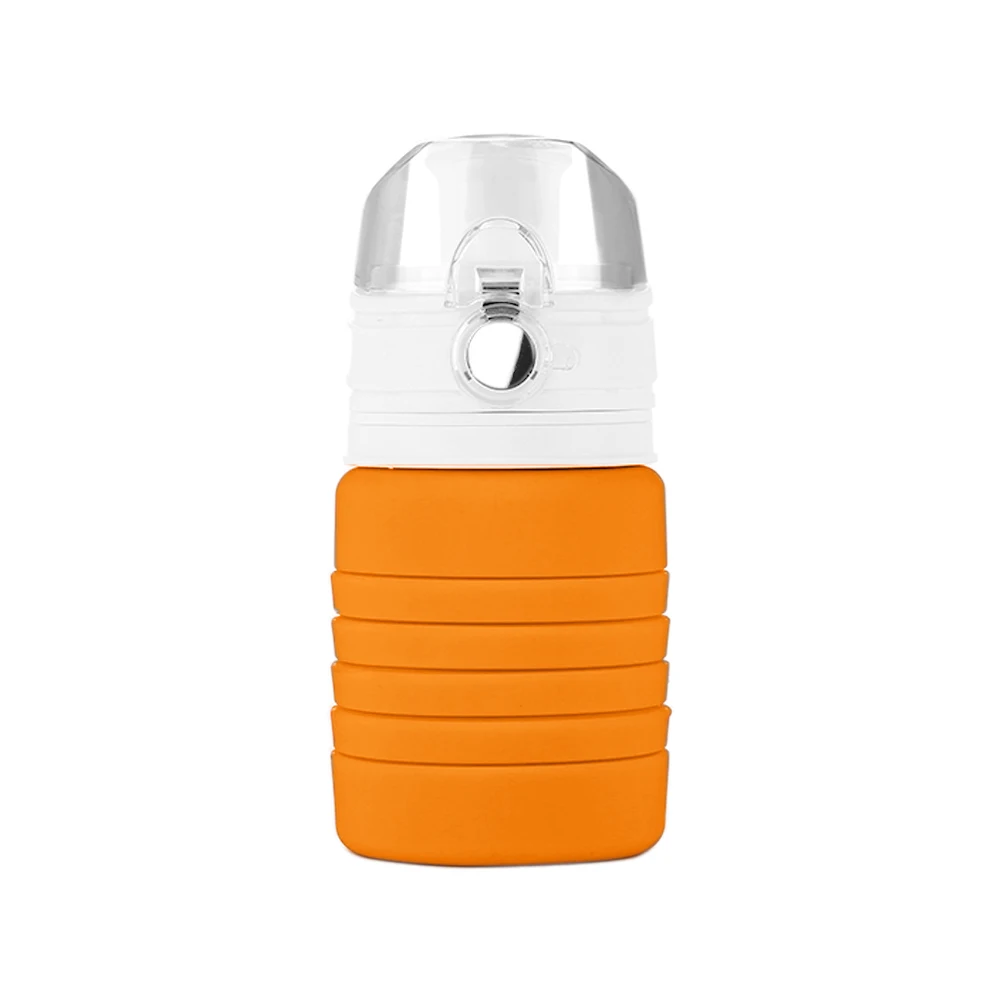 500 мл Выдвижная складная бутылка для воды портативная силиконовая кофе уличный