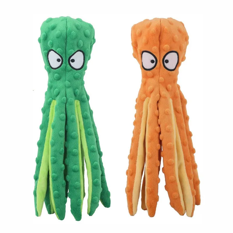

New Sounding Pet Plush Toy Octopus Skin Shell Dog Puzzle Bite Resistant Vocal Toy Octopus Large/Medium/Small Dog Cat Supplies