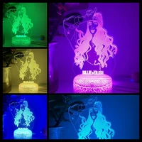 popular female singer led colorful touch atmosphere lamp 3d night light music festival bedroom decoration bedside lamp ornaments
