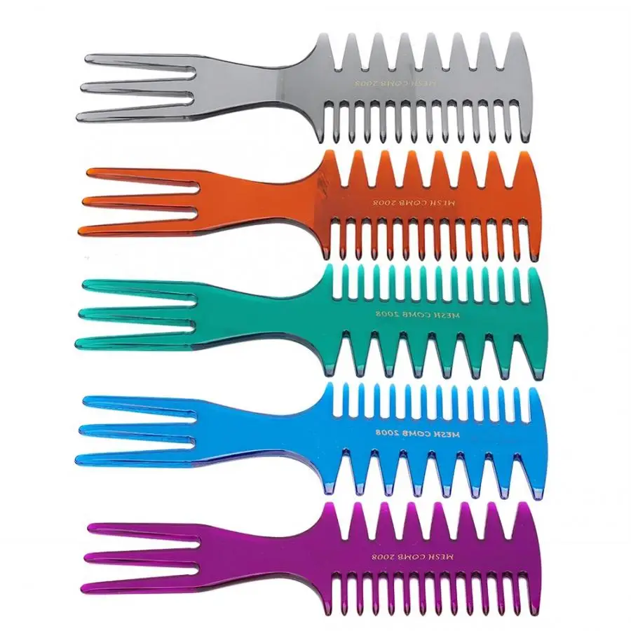 Профессиональная расческа для укладки волос портативная трехсторонняя