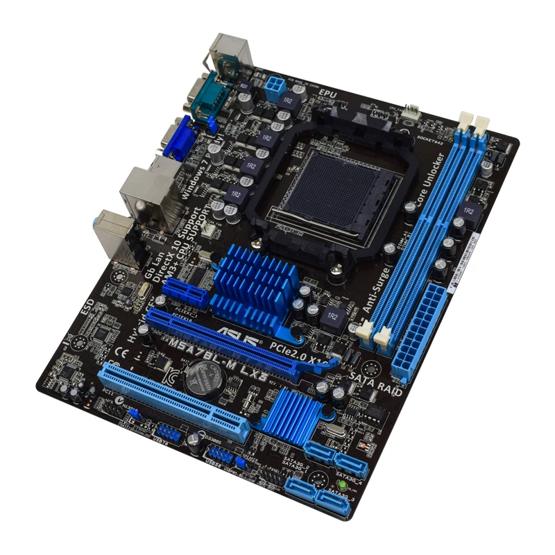 ASUS M5A78L-M LX3 M3+ Motherboard DDR3 Socket AM3+ AMD 760G 16GB PCI-E 2.0 SATA II USB2.0 For Athlon IIX3 425e | Компьютеры и офис