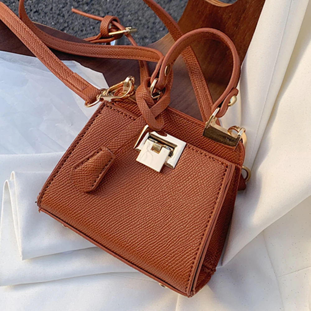

New Luxury Small Casual Totes Bag High Quality Leather Shoulder Bags for Women 2021 Fashion Lady Crossbody Bag Designer Handbags