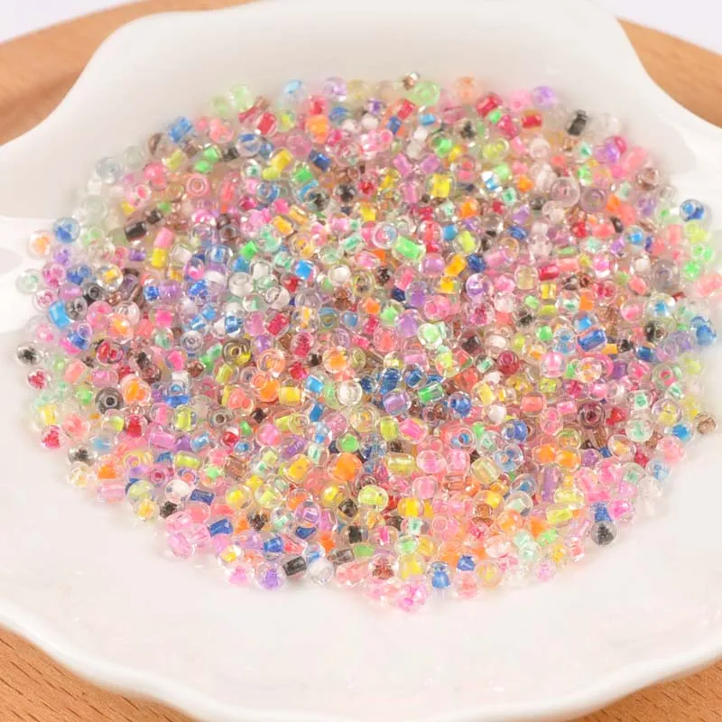 17 цветов 2/3 мм Разноцветные чешские бусины сделай сам Мини стеклянные ручная