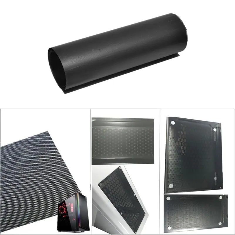 

1M DIY Computer Mesh Cooler Dust Filter -Network Net Case Dustproof Cover Chassis Dust Cover 30CM PVC PC Case Fan QXNF