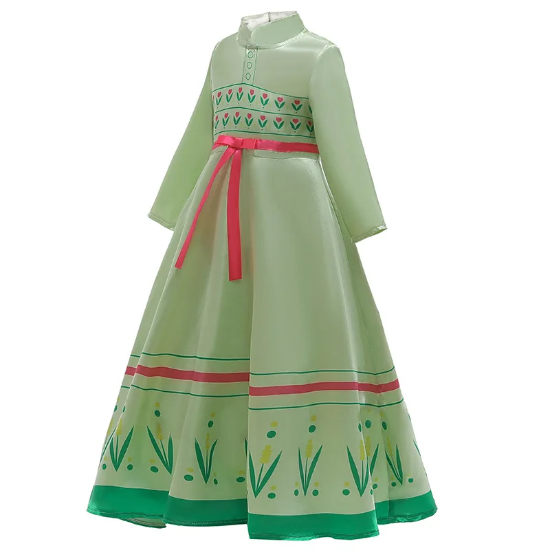 Платье Эльза 2 костюм платье для девочек детское Золушки Vestido рождественское