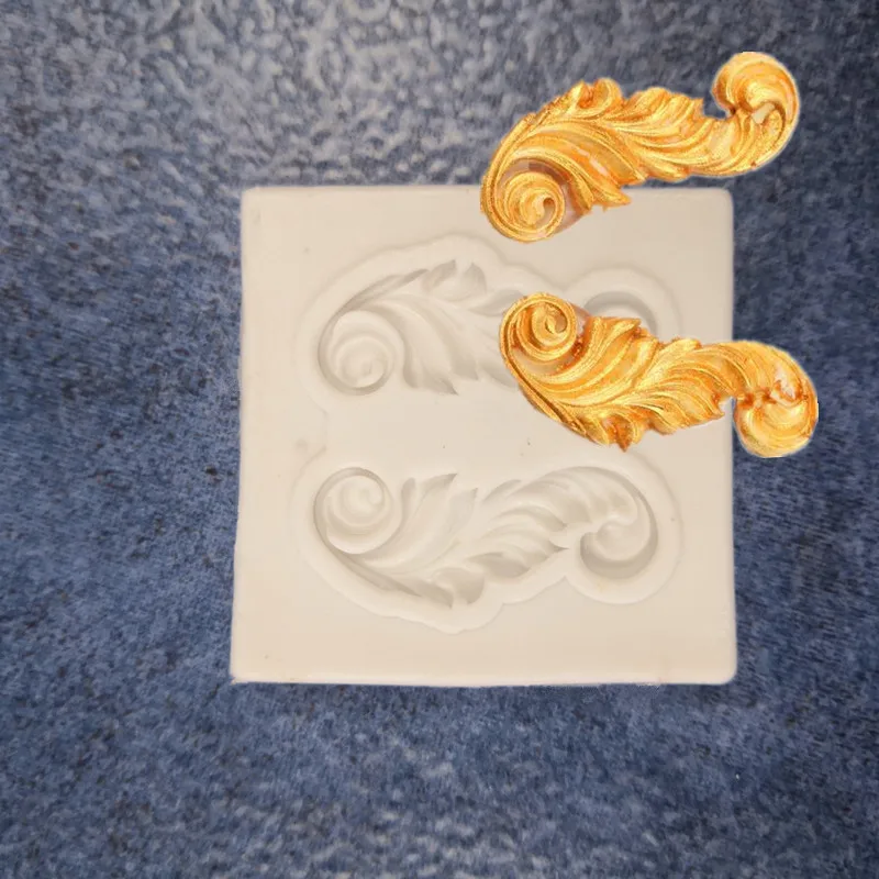 

2pcs European Lace Fondant Silicone Mold Cake Chocolate Mold DIY Cake Baking Decoration Tool