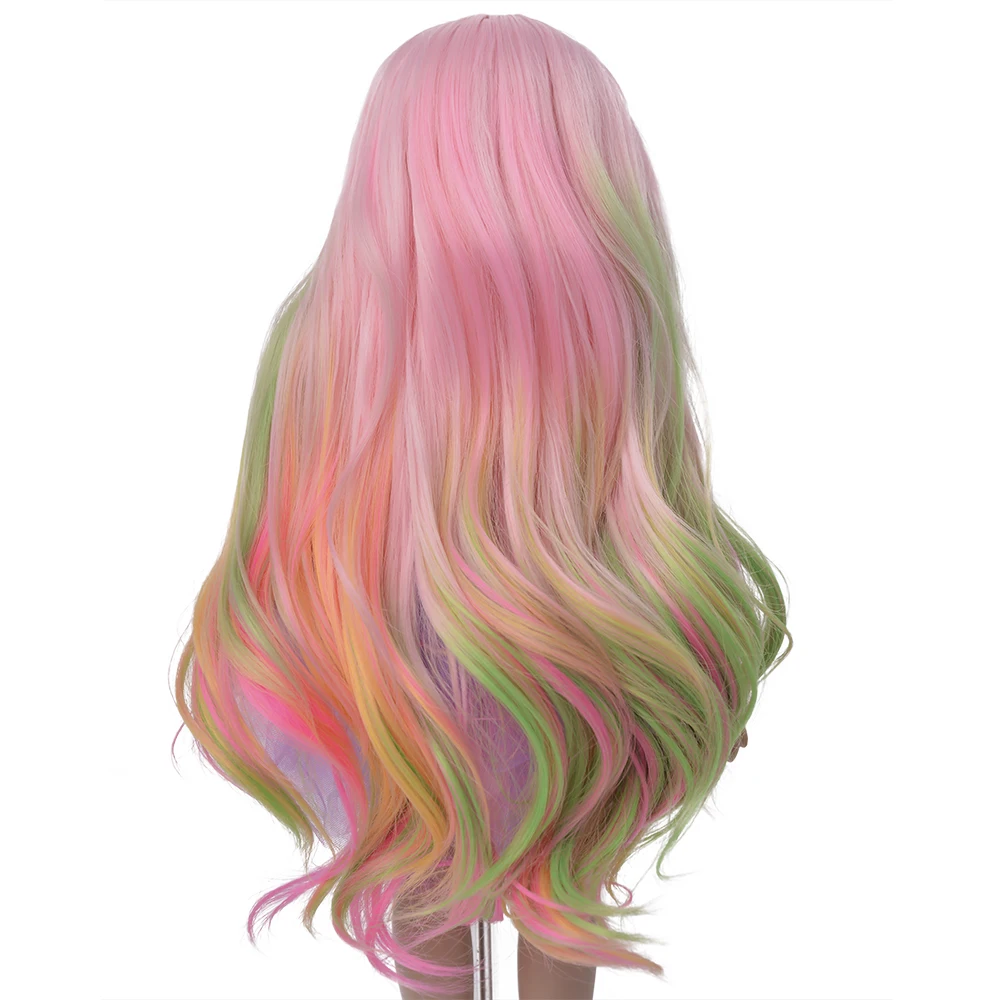 Парики только для кукол парики с эффектом омбре желтого и розового цветов