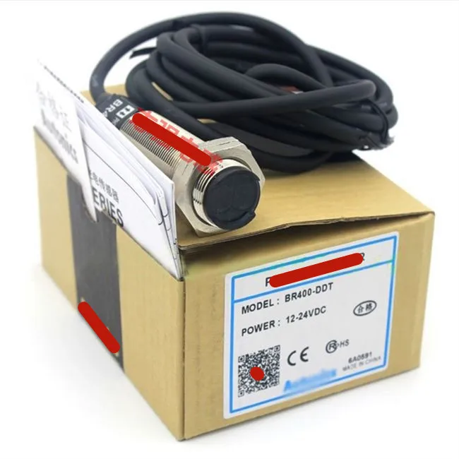 

New BR400-DDT-P BR400-DDT 12-24VDC M18 photoelectric switch