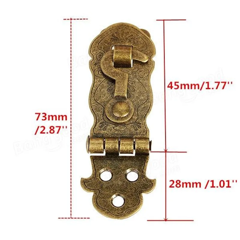 5 шт. античная металлическая пряжка 45x28 мм|Засовы| |