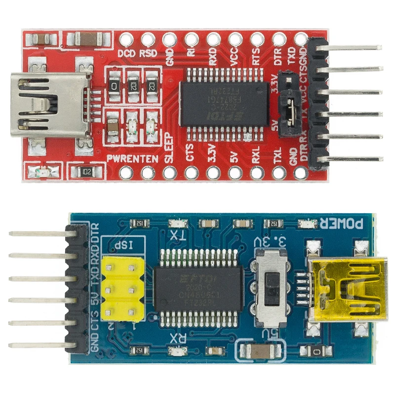 Модуль последовательного адаптера FT232RL FTDI с USB 3 В 5 на TTL для Arduino FT232 Pro Mini 232|usb to ttl|usb