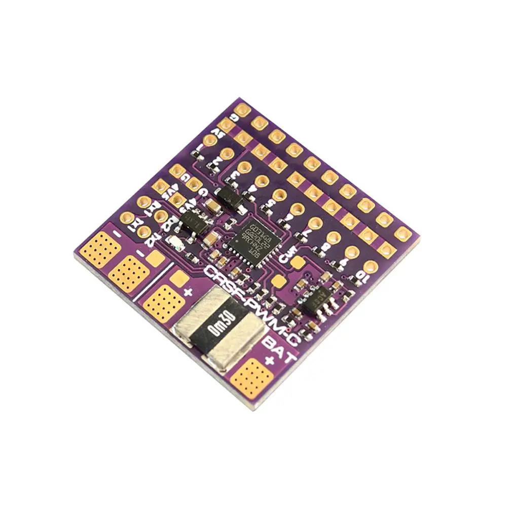 

Автомобильный преобразователь MATEKSYS CRSF-PWM-C CSRF в PWM 2 UARTs, встроенный датчик тока, преобразователь предохранительности для радиоуправляемых пр...