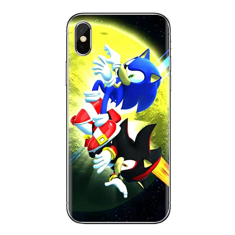 For Huawei P Smart Y6 P8 P9 P10 Plus Nova P20 Lite Pro Mini 2017 SLA-L02 SLA-L22 2i Covers Silver Sonic The Hedgehog Shadow Sega |