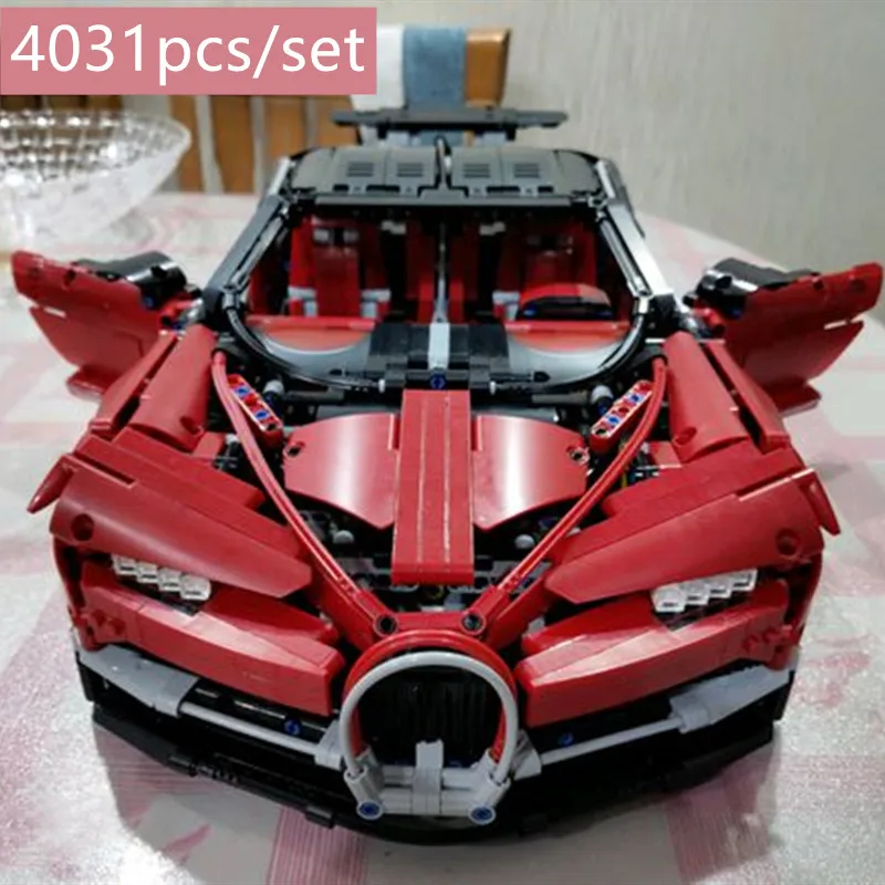 Новинка 4031 шт. модель серии Technic blue car fit legglys 42083 technic city Racing Car Building Block Brick kid diy Toys