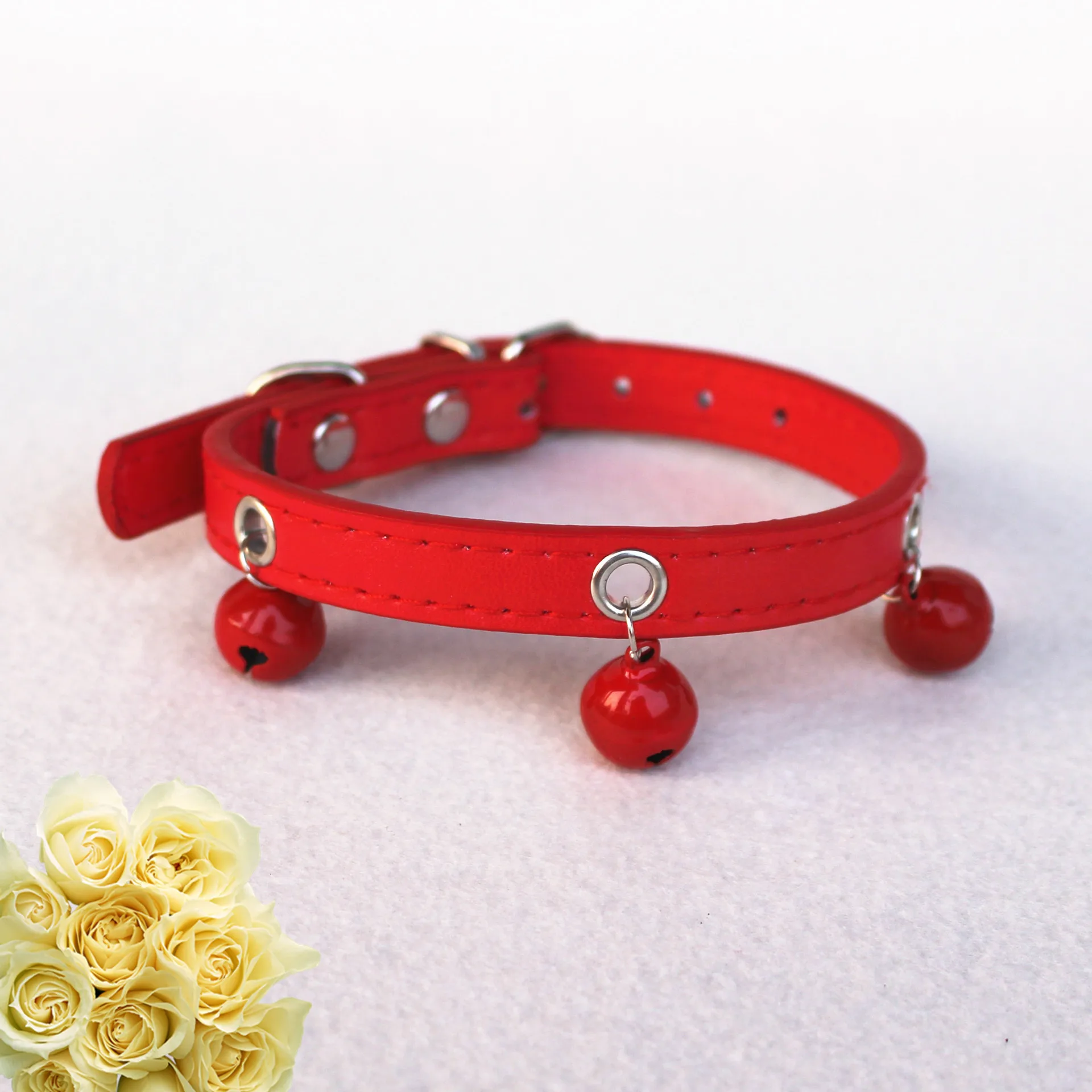 Ошейники для животных регулируемые нейлоновые ошейники собак с колокольчиками