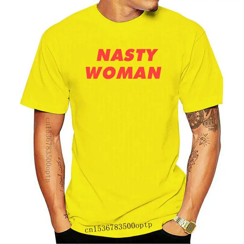 

С надписью "NASTY WOMAN" Футболка