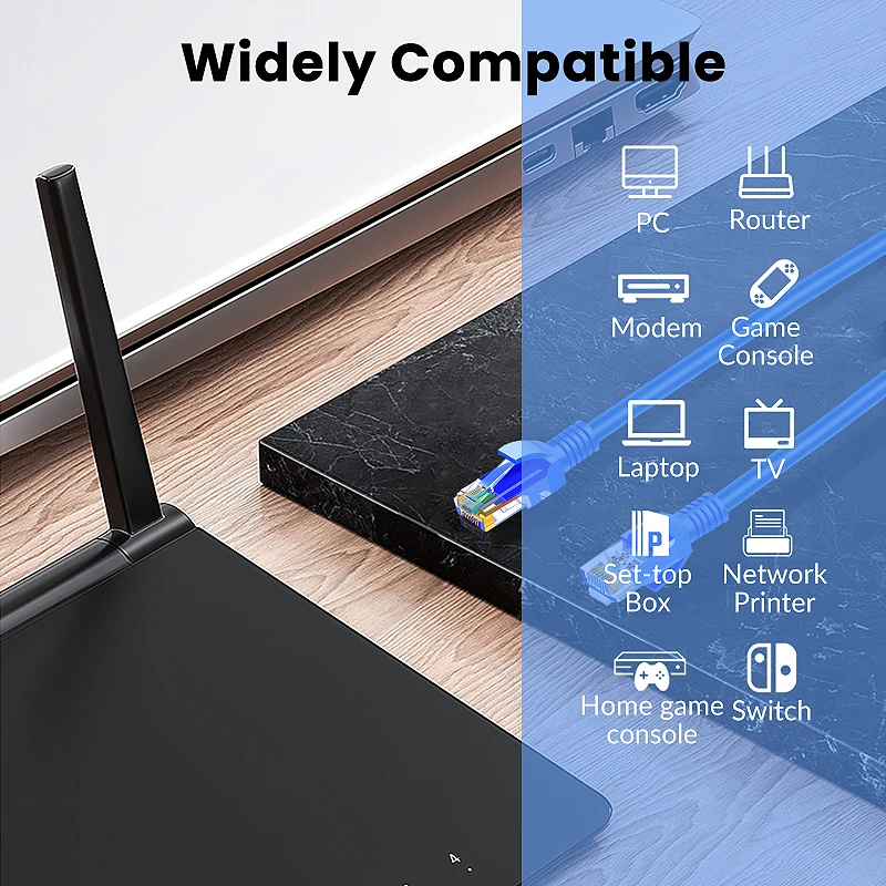 Кабель Ethernet YOSAM 1 м UTP RJ45 для ПК Интернет-модема ноутбука маршрутизатора |