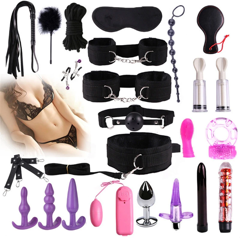 Партия мужские наручники зажимы для сосков плетка Анальная пробка вибратор секс