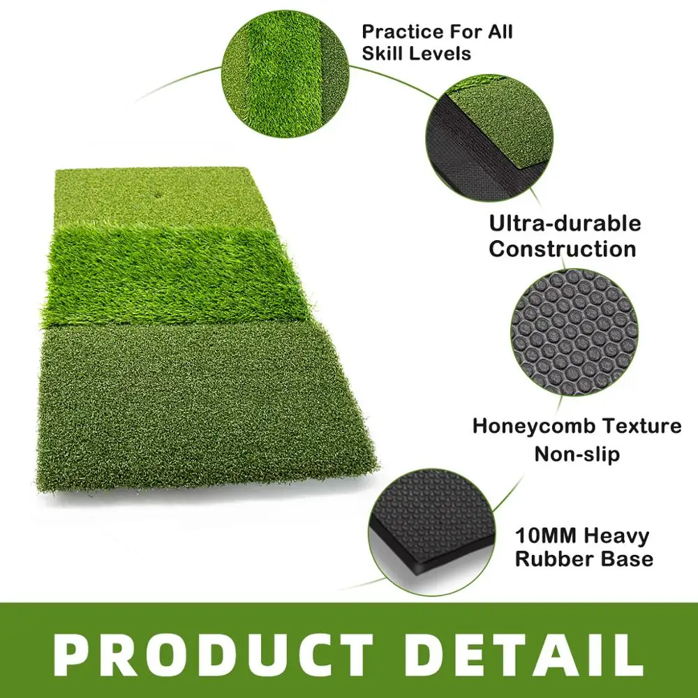 Коврик для ударов гольфа Тренировочный игры в гольф на заднем дворе складной